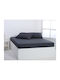Silk Fashion Sheet Semi Double with Elastic 125x200+35cm. Turbulence