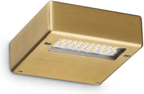 Ideal Lux Wall Lamp with Integrated LED and Warm White Light Gold 10x10x3.6cm