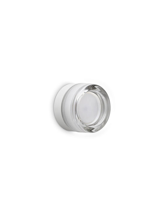 Ideal Lux Lolly Leuchte Wand mit Fassung GX53 Weiß 10.5cm