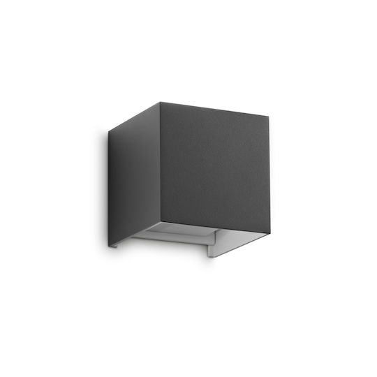 Ideal Lux Atom Wall-Mounted Outdoor Lighting Ceiling Lamp LED IP54 with Natural White Light 10x10x10cm