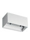 Ideal Lux Atom Wall-Mounted Outdoor Lighting LED IP54 with Natural White Light 20x10x10cm