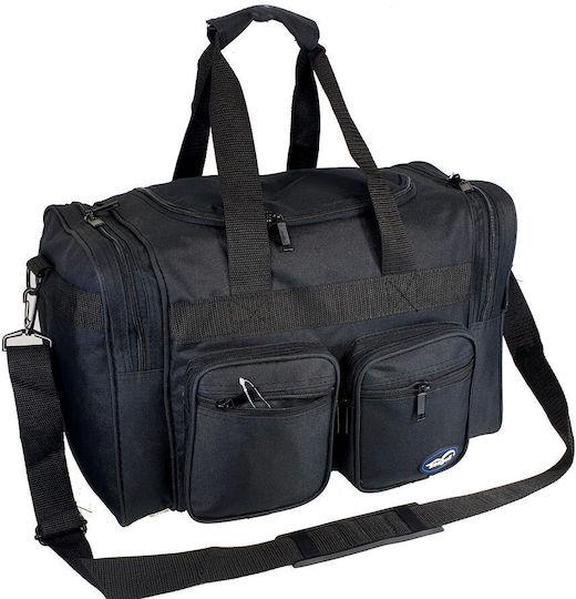 Seagull Sack Voyage 20lt Black Fabric L43xW24xH29cm