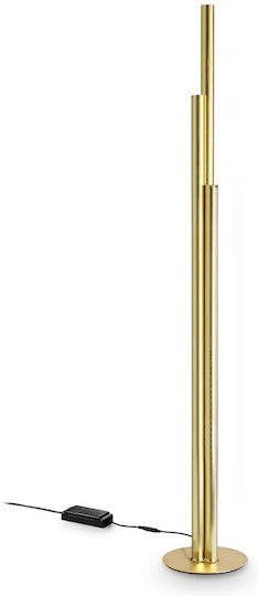 Ideal Lux Dorica LED Floor Lamp H190xW30cm. with Warm White Light 7950lm Yellow