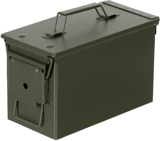 Us Metal Ammo Box Cal.50 M19a1 Od Green