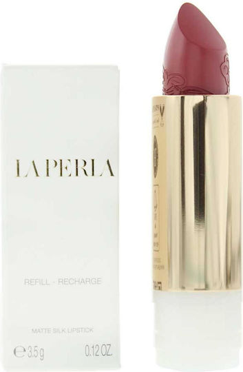 La Perla Matte Silk Matte Cream Lipstick 109 Rosewood Red Refill 3.5 G