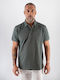 Polo Kurzarmbluse Khaki
