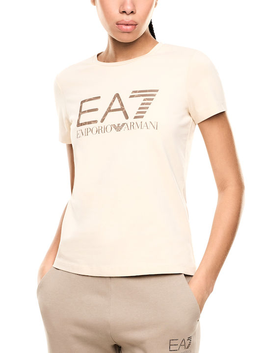 Women's T-shirt Brown-beige