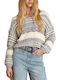 Women's Long Sleeve Cotton Sweater Off White