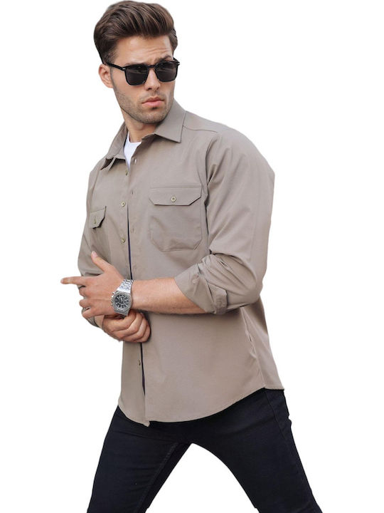 madmext Shirt Khaki