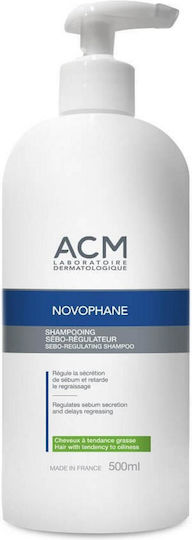 Laboratoire Acm Novophane Șampon Tratament Pentru Păr Reglare Sebum Excesiv Păr Gras 500 Ml