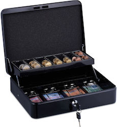 Κουτί Ταμείου Relaxdays Cash Box Coin Counting Board Θήκη Χαρτονομίσματα & Kέρματα Κλειδαριά Black 10047774_46 Κουτί Ταμείου Relaxdays Cash Box Coin Counting Board Θήκη Χαρτονομίσματα & Kέρματα Κλειδαριά Black 10047774_46
