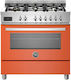 Bertazzoni Herd 103Es B89.5cm. Orange