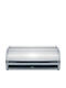 Brabantia Ψωμιέρα Inox Γκρι 47.9x27.6x18.9cm