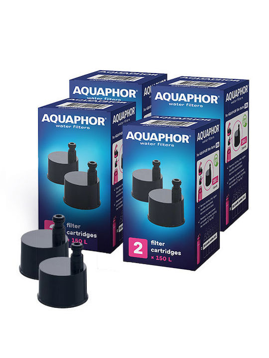 Aquaphor Резервен филтър за вода за бутилка от активен въглен City 8бр