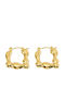 FantazyStores Earrings Hoops made of Steel Gold Plated