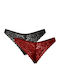 Women's Brazil 2Pack Black, Burgundy