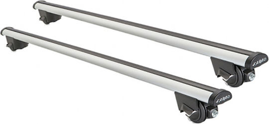 Farad Roof Bars Aluminum 2019+ (with Roof Rack Legs and Lock) Silver