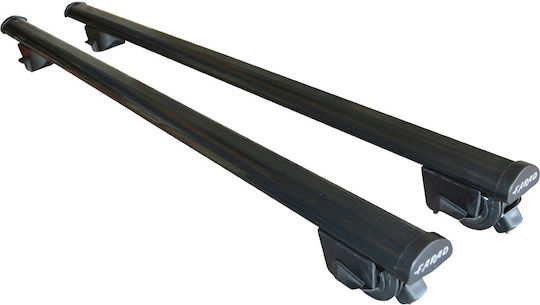Farad Roof Bars Metallic 2019+ (with Roof Rack Legs and Lock) Black