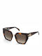 Tous Women's Sunglasses with Brown Plastic Frame and Brown Lens