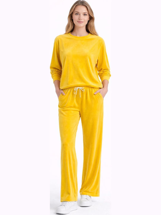 Комплект анцуг Велур Yellow Lemon