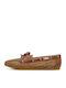 Women's Loafers in Tabac Brown Color