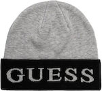 Guess Beanie Beanie Knitted in Gray color
