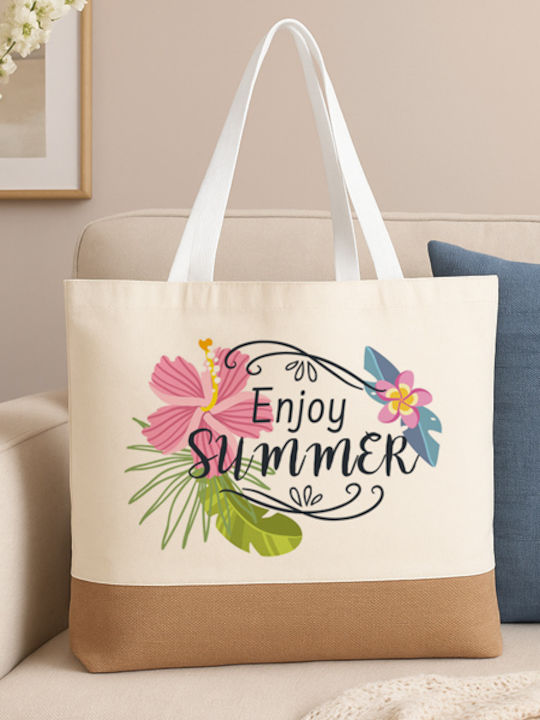 Stoff Einkaufstasche Enjoy Summer