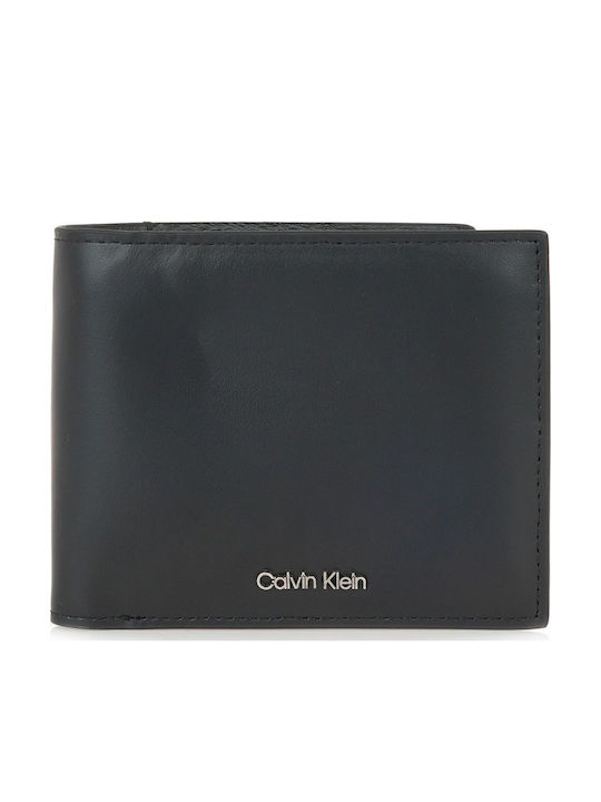 Billfold Leather Men's Wallet Cards Black