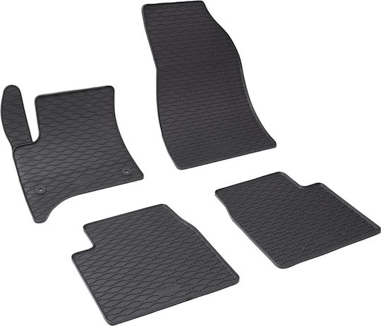 Rubber Floor Mats Compatible with Opel Frontera Ov24 Hybrid 4 Pieces