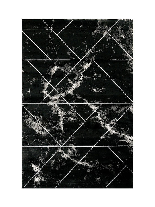 Tzikas Carpets Craft 23299-990 Modern Bedroom Rugs Set Black-white 161-0-355-23299-990 3pcs