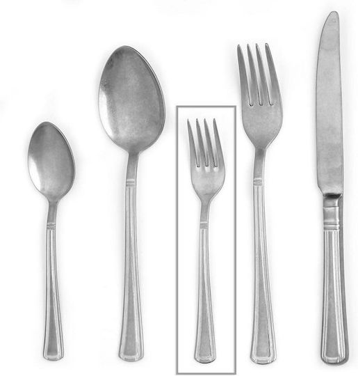 Espiel Arcturus Gabel-Set Obst/Dessert Edelstahl Gray 6Stück