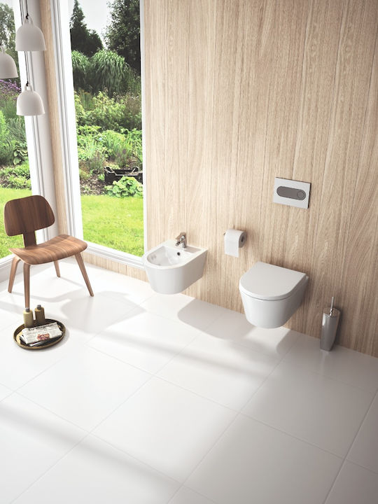 Sanindusa Plastic Soft Close Toilet Seat White
