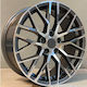 Audi Style 1349 9.5x21 5x112 Et35 Gun Metal Face Machined