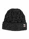 Beanie Γυναικείος Σκούφος Πλεκτός σε Γκρι χρώμα
