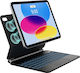 Typecase Klappdeckel Robust mit Tastatur Schware (iPad 11 A16 2025, iPad 10,9 2022)
