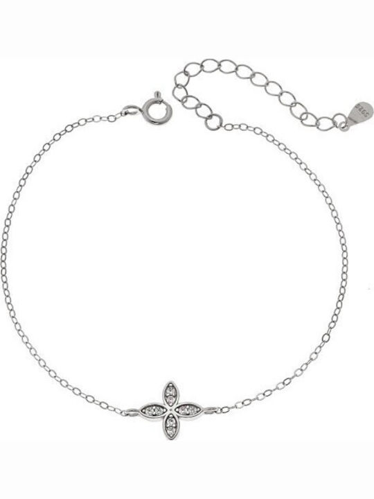 Senza Women's Bracelet with Cross design made o...