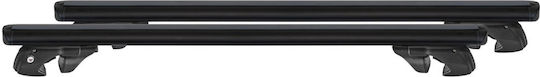 Menabo Aluminum Car Roof Bars Fender 118 Cm Black Color Audi A4 B5/8d Avant 5 Doors 1994>2000 Raised Rails 2 Pieces 14660/mb Mp.14660/mb-4