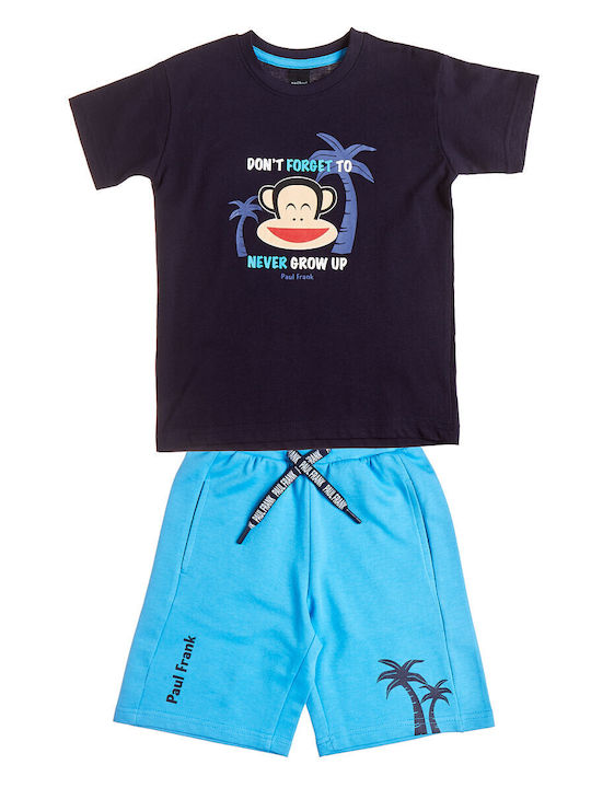 Kids' Set with Shorts Summer 2pcs Navy Blue