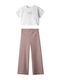 Kinder-Set mit Hose Sommer 2Stück White