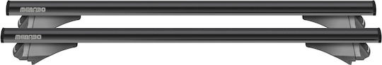 Menabo Car Roof Bars Aluminum Leopard XL Black 135 Cm Black Color Volvo XC90 5 Doors 2014> With Flush Rails 2 Pieces 12360/mb Mp.12360/mb-105