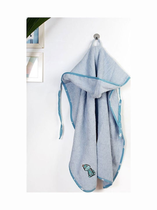Dimcol Halat De Baie Pentru Bebeluşi Cu Glugă 75x85cm