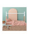 Palamaiki Sheet Set Semi-double Flannel 100% Pink 170x265cm 3pcs