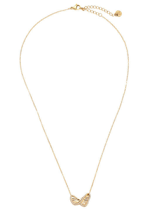 Papoulidis Jewellery Necklace Made of Gold Plated Steel Papoulidis Jewellery Necklace Made of Gold Plated Steel