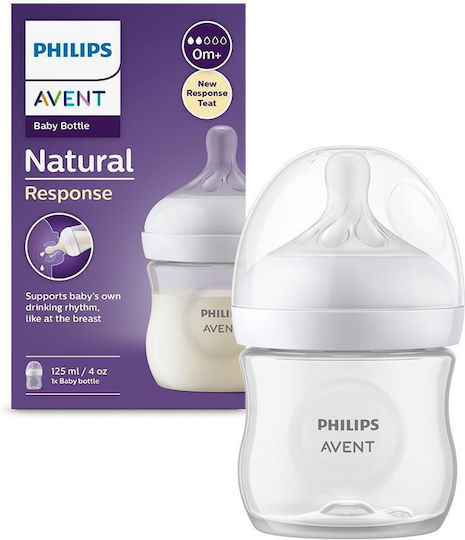 Philips Avent Natural Response Πλαστικό Μπιμπερό 0+ Μηνών 125ml