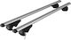 Menabo Aluminum Car Roof Bars Brio 120 Cm Silver Color Suzuki Ignis 5 Doors 2016 Raised Rails Parallel Bars Set 2 Pieces 4000/mb Mp.4000/mb-277