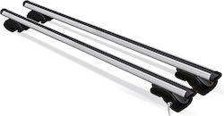 Menabo Aluminum Car Roof Bars Dozer XXL 150 Cm Silver Color Nissan Armada Y62 5 Doors 2017 Raised Rails Parallel Bars Set 2 Pieces 7500/mb Mp.7500/mb-14