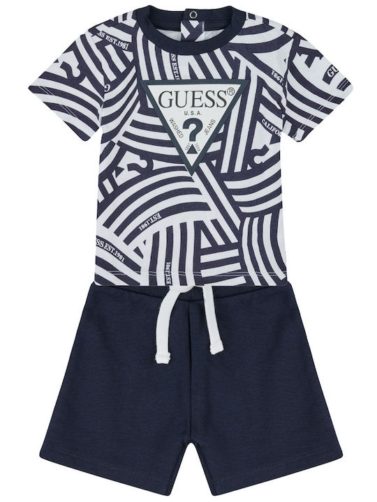 Guess Kids Set with Shorts Summer 2 Pieces Mult...