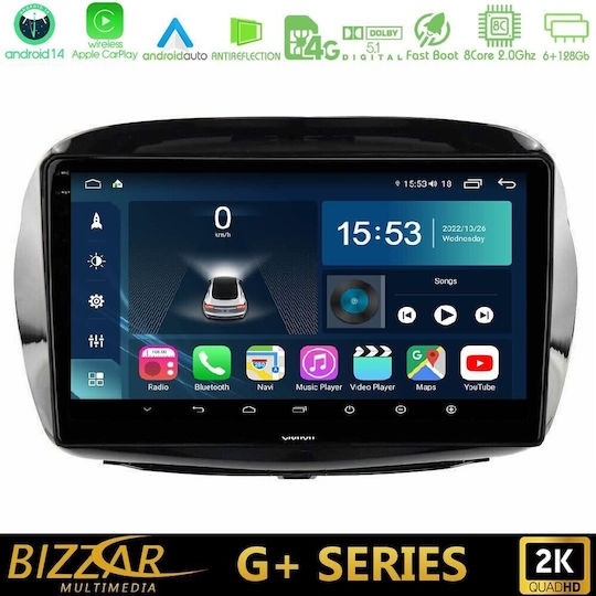 Bizzar Ηχοσύστημα Αυτοκινήτου για Honda FR-V 2004-2009 (Bluetooth/USB/WiFi/GPS/Apple-Carplay/Android-Auto) με Οθόνη Αφής 10"