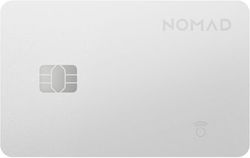 Nomad Tracking Card Pro Apple Find My Λευκό