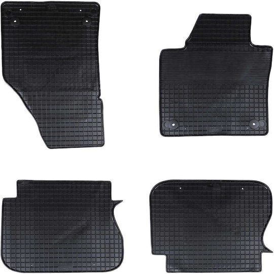 Πατάκι Αυτοκινήτου 4 Pcs Μαύρο Κατάλληλο Vw Caddy Bs 42029138 Μαύρο